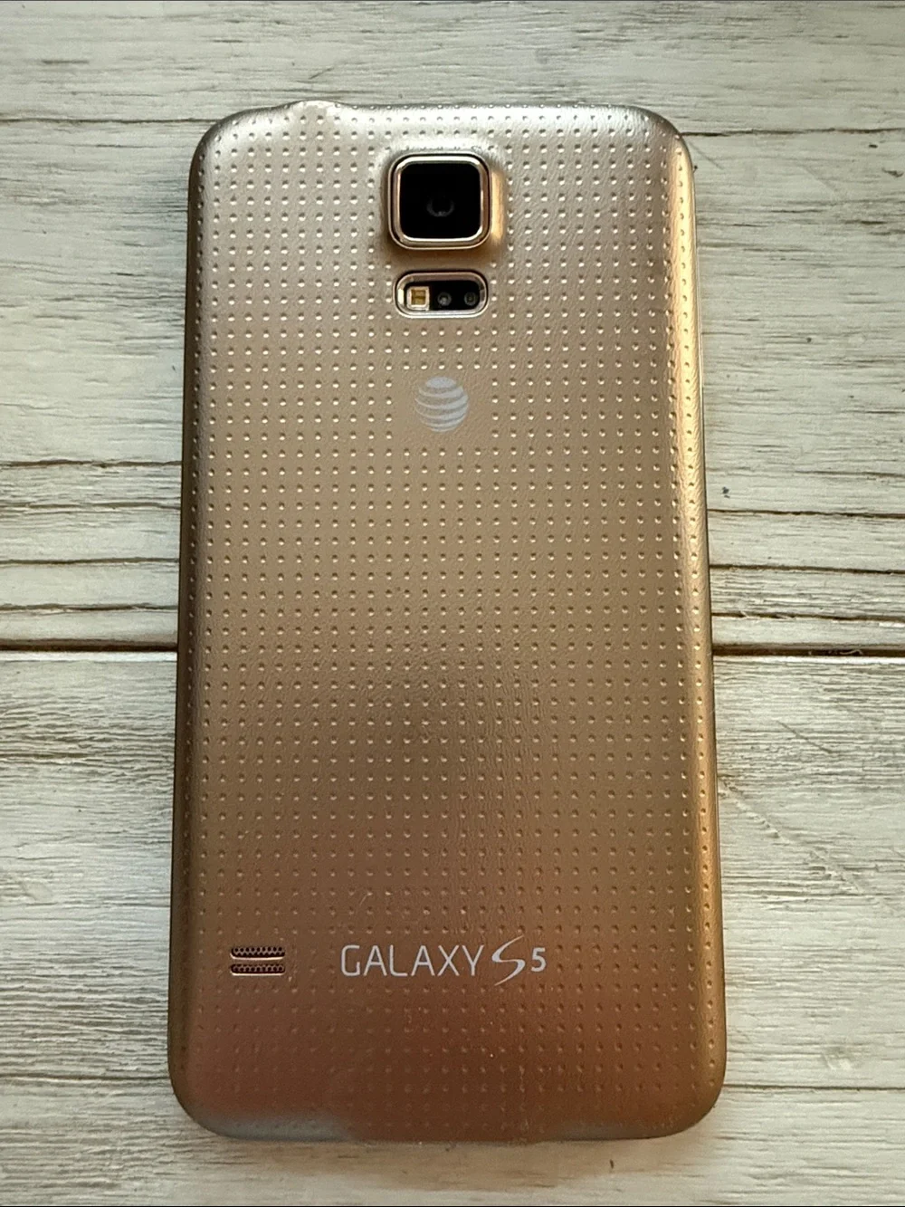 Samsung Galaxy S 5, Smartphone in  Gold with Black Display